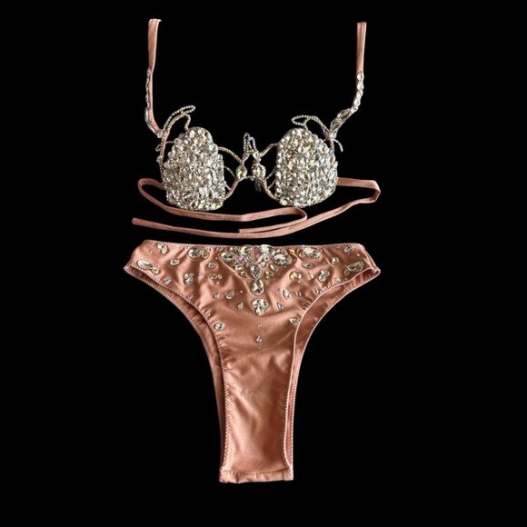 Ottilia & Sugar Bikini - Diamond - D cup top - Medium Bottoms - Picture 1 of 1